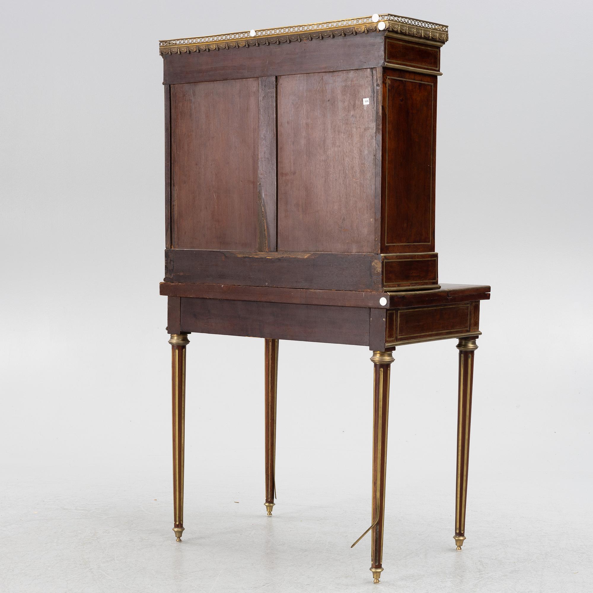 A presumably Russian  Jacob-style bonheur du jour, late 19th century.