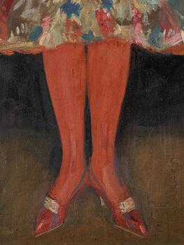 JAMES MONTGOMERY FLAGG, oil on canvas, signed James Montgomery Flagg and dated 1917.