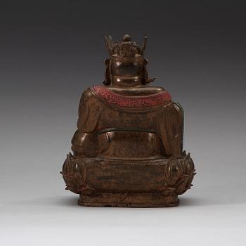 A bronze Budai, Qing dynasty, presumably 18th century.