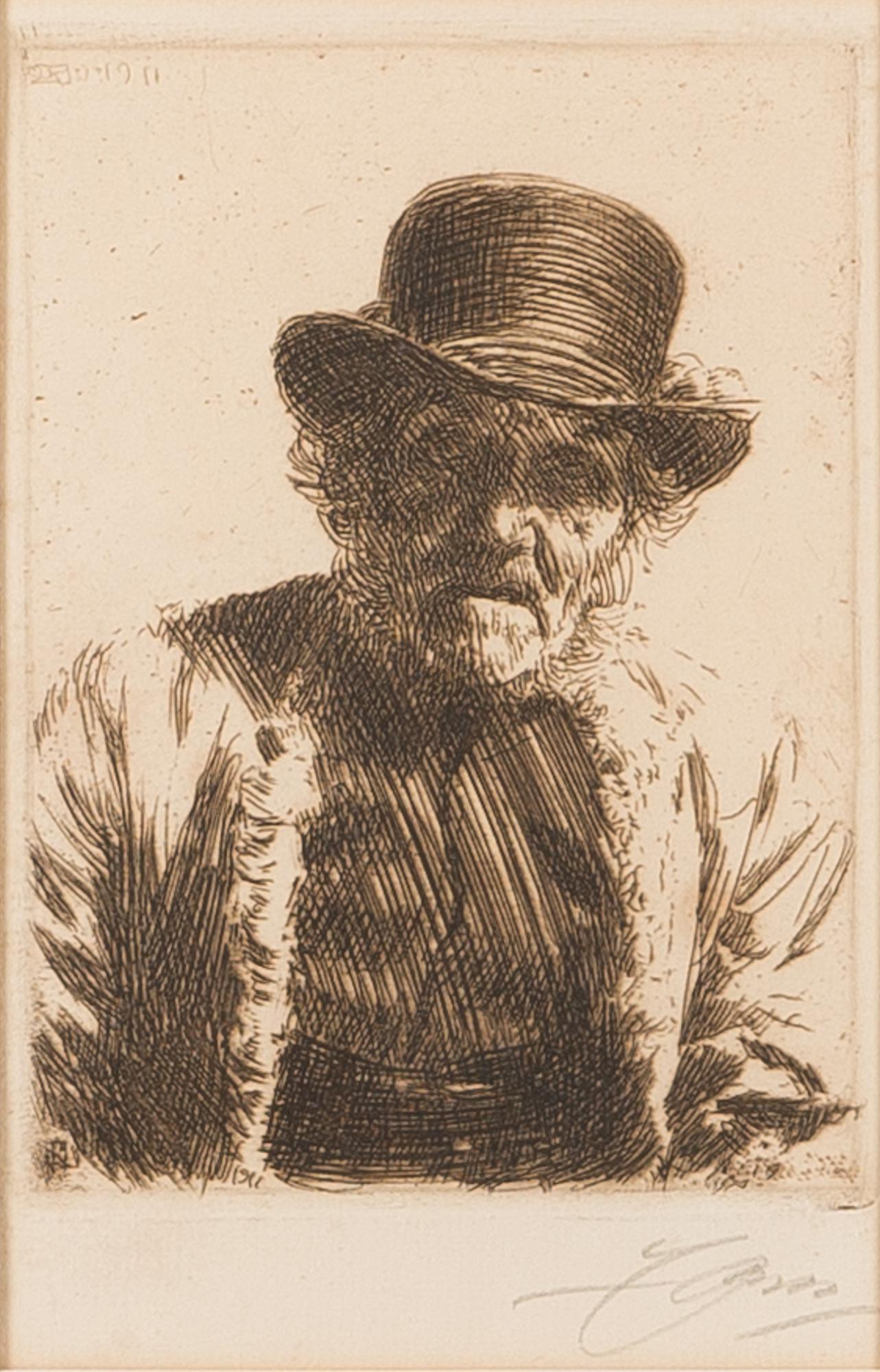 etching, signed in pencil, dated 1911 in the plate.