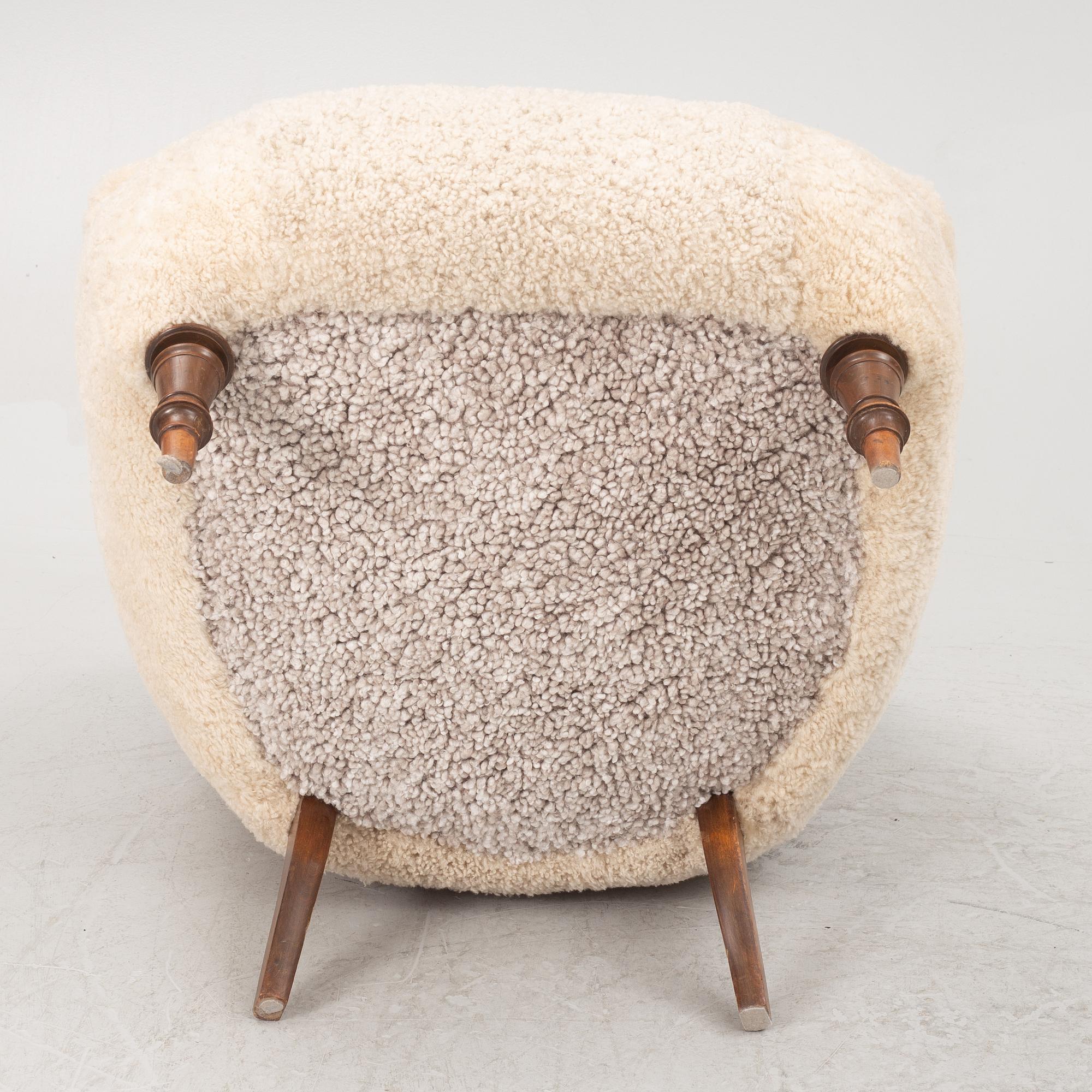 Armchairs, a pair, Swedish Modern, circa the mid-20th century.