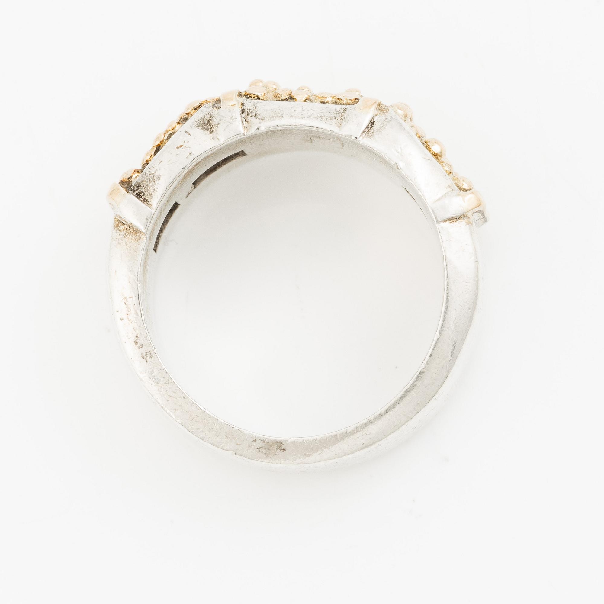 Sven-Erik Högberg, ring, sterlingsilver, Göteborg 1983.