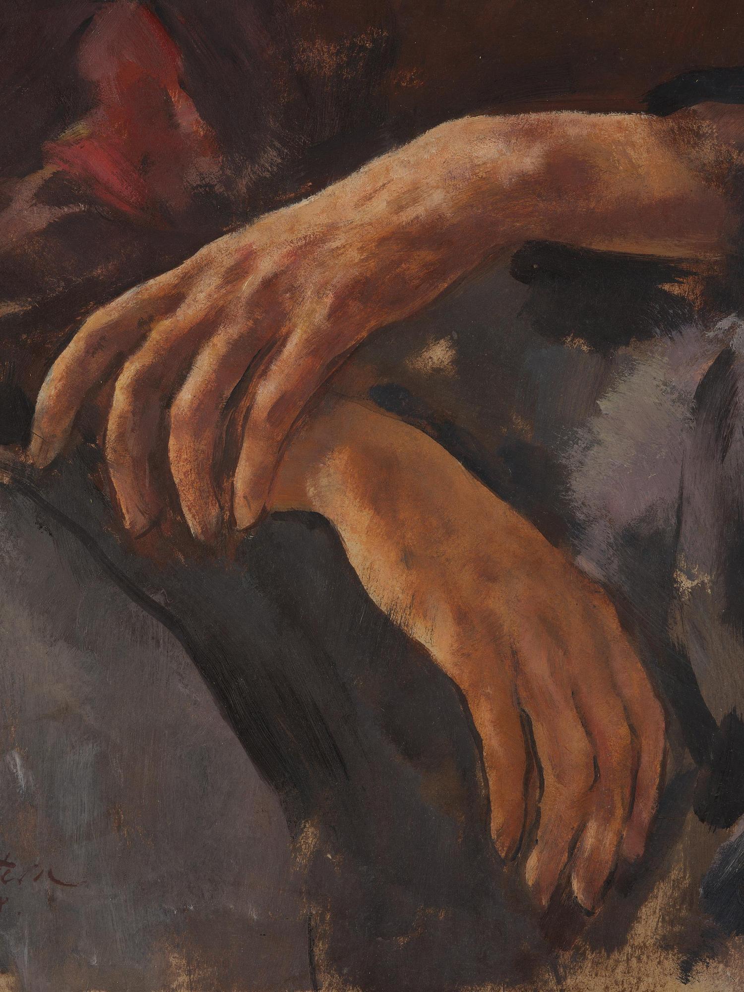 Lotte Laserstein, Portrait of Louis Hahne.