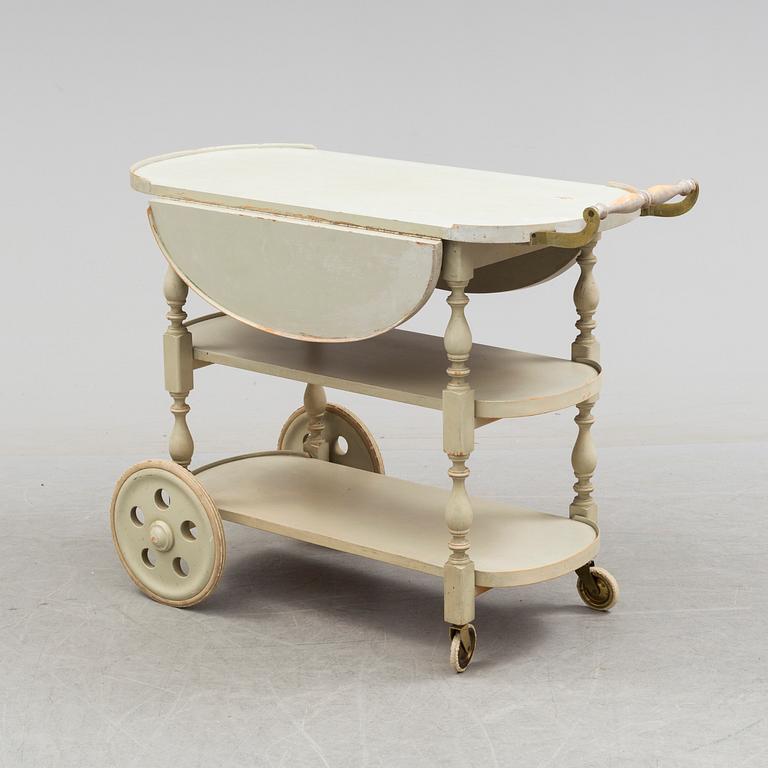 an early 20th century serving trolley.