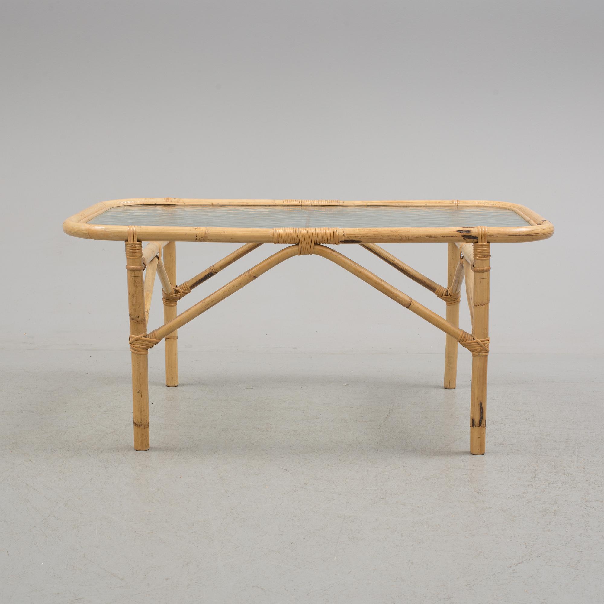 A table an a pair of easy chairs, second half of the 20th century.