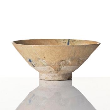Skål, lergods, Keshan, Persien, omkring 1200 e.Kr.