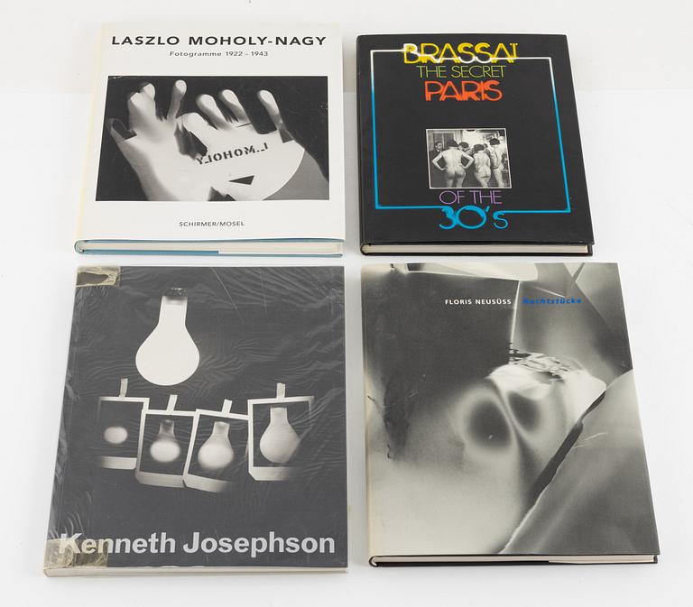 Photo books, mixed lot, surrealism in b/w, four volumes.