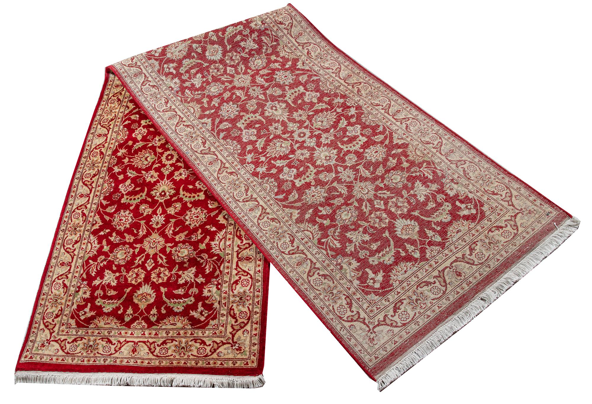 A runner, Kashmir, ca 313 x 79 cm.