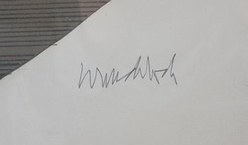 WUNDERLICH, PAUL. Färglitografi, sign, e a.