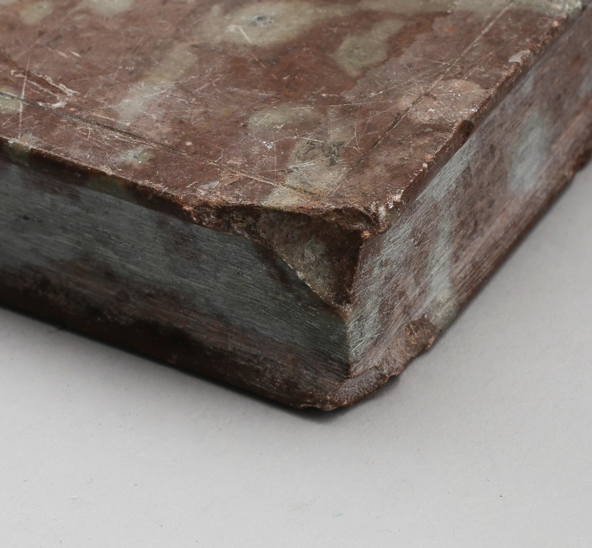BREVPRESS, marmor, 1700-/1800-tal.