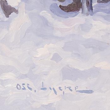 OSCAR LYCKE, oil on canvas, signed Osc. Lycke.