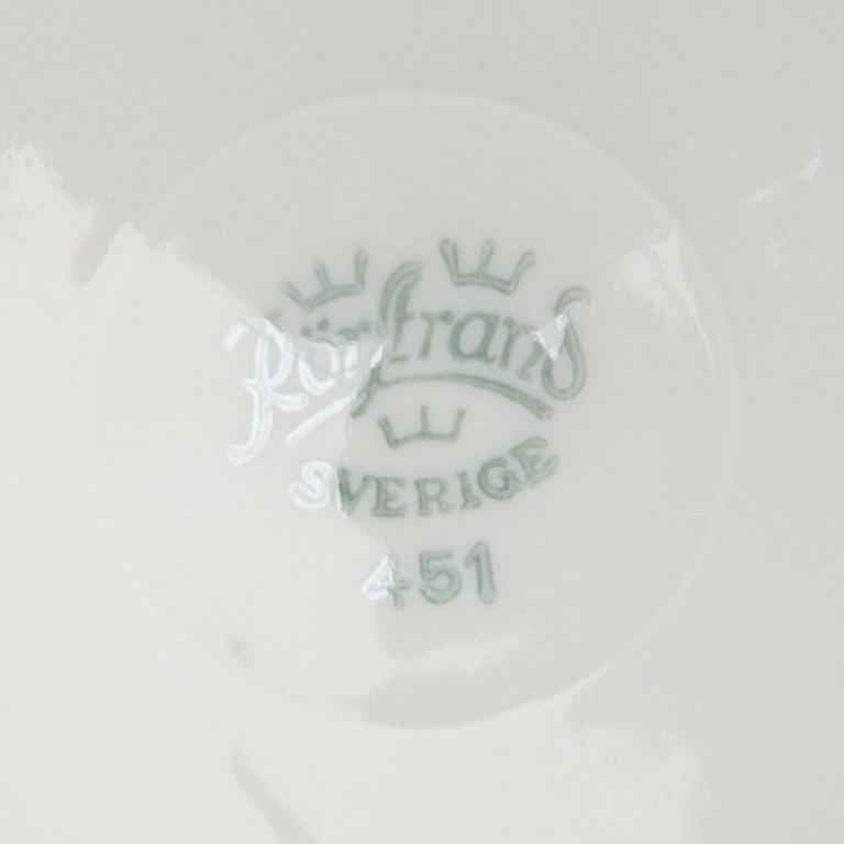 Creamers with saucers, 12 pcs, 20th century.