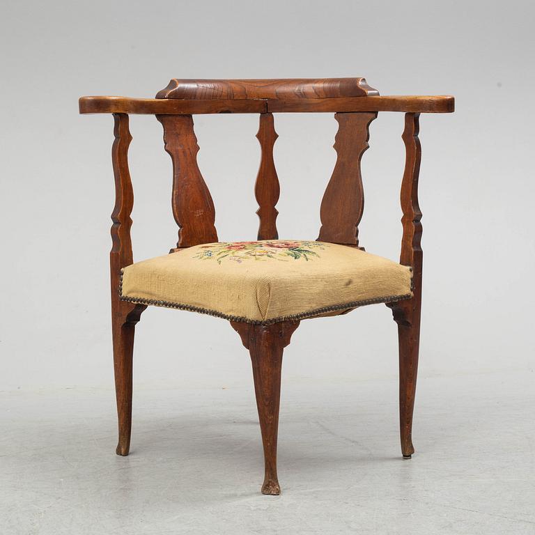 An 18th century chair.