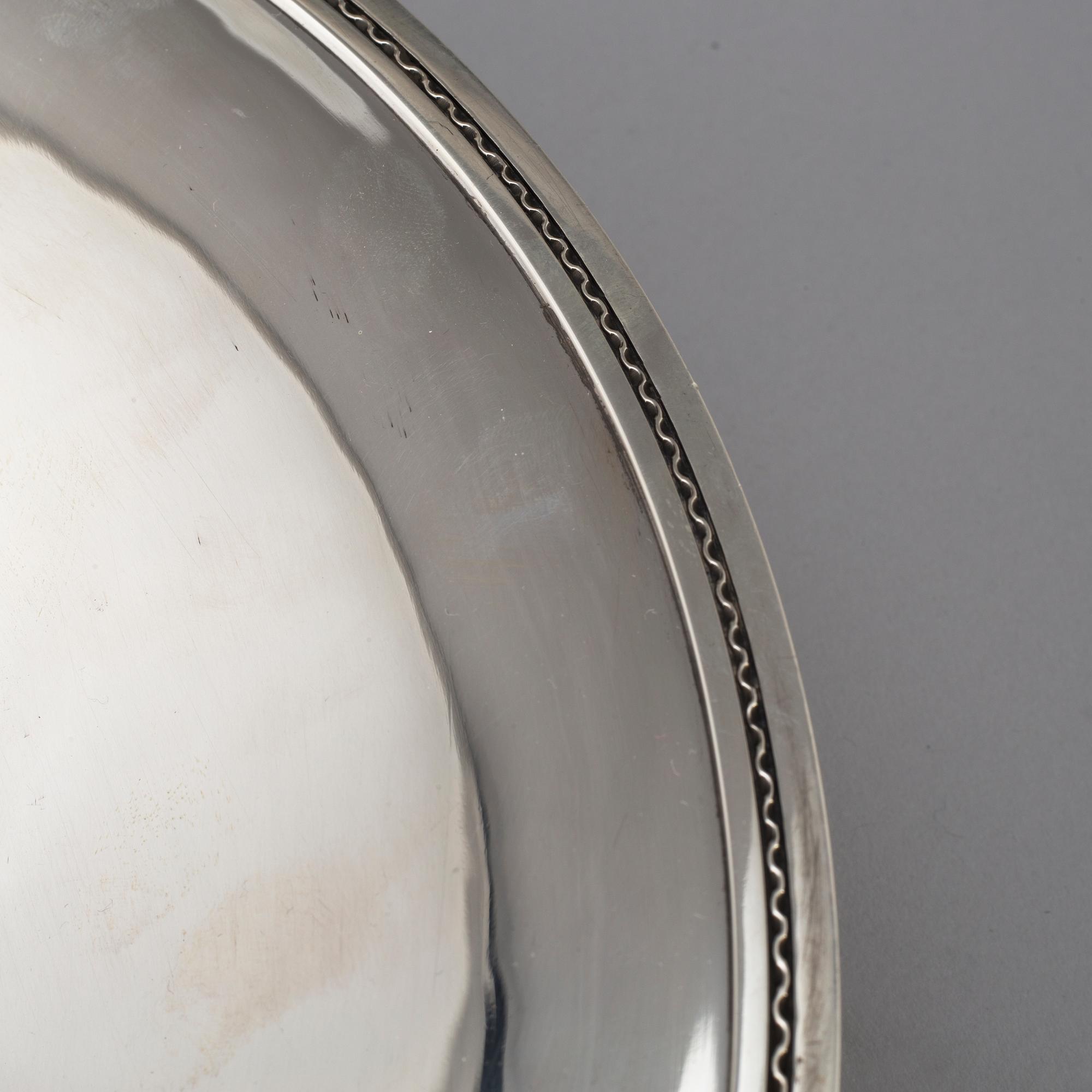 ATELIER BORGILA, fat, silver, Stockholm, 1941.