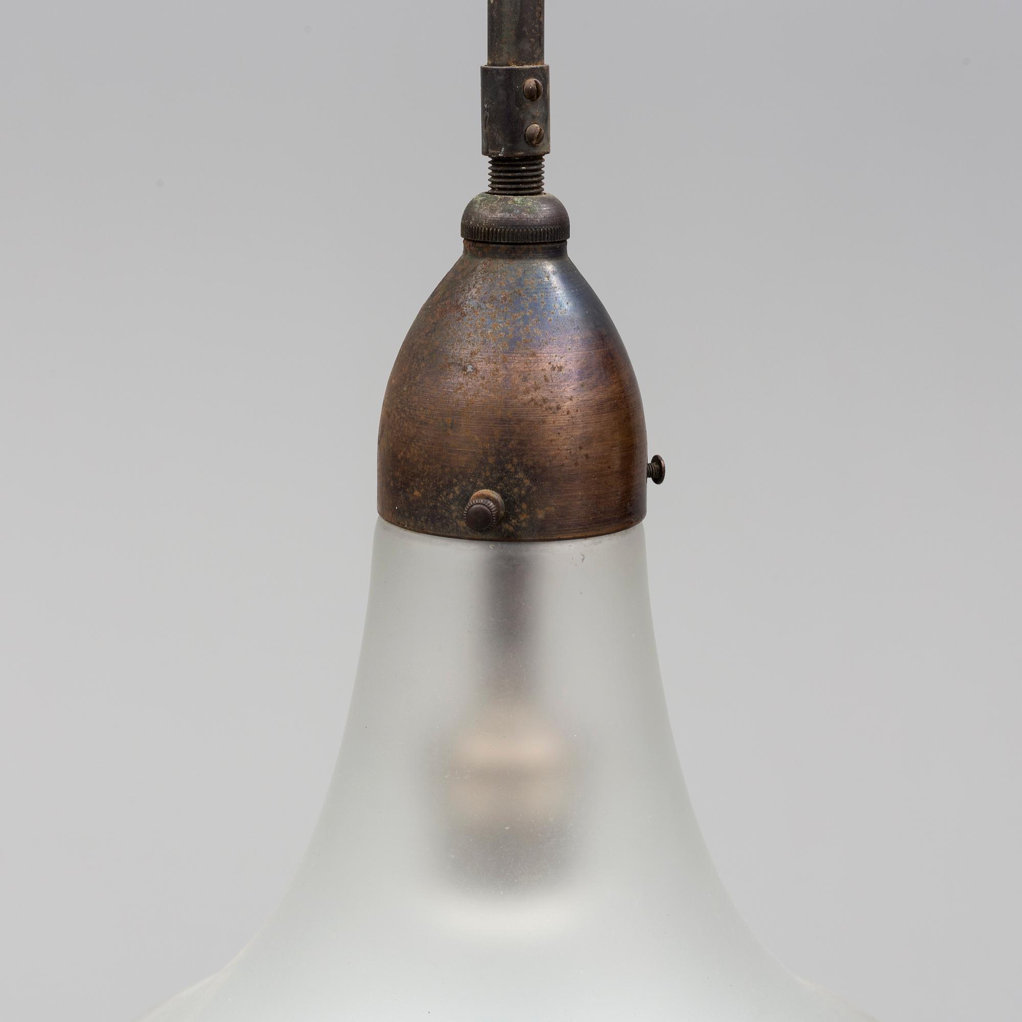 PETER BEHRENS, taklampa, "Luzette", modell L1522, , AEG, 1900-talets början.