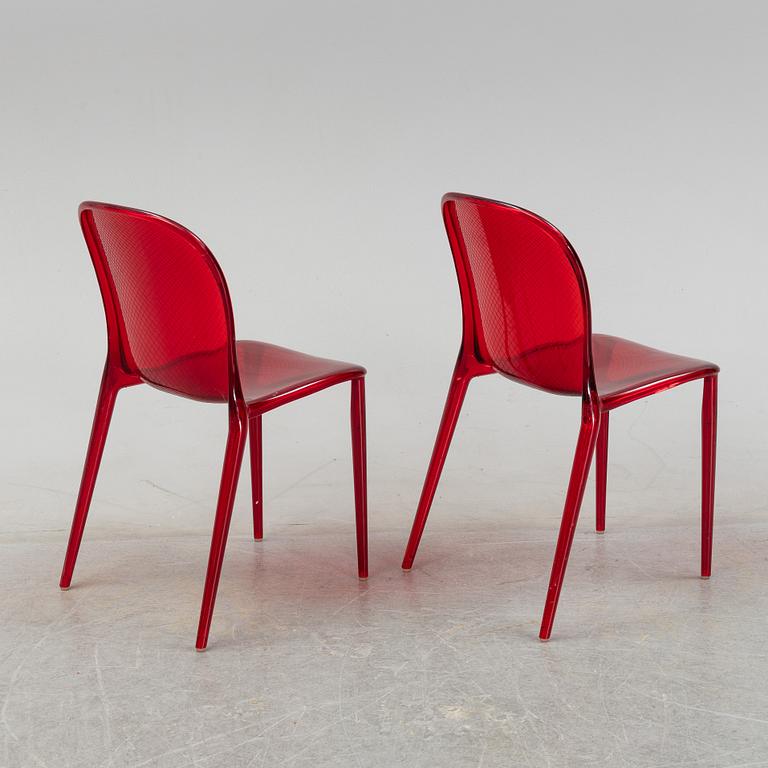 Patrick Jouin, six 'Thalya' chairs, Kartell, Italy.