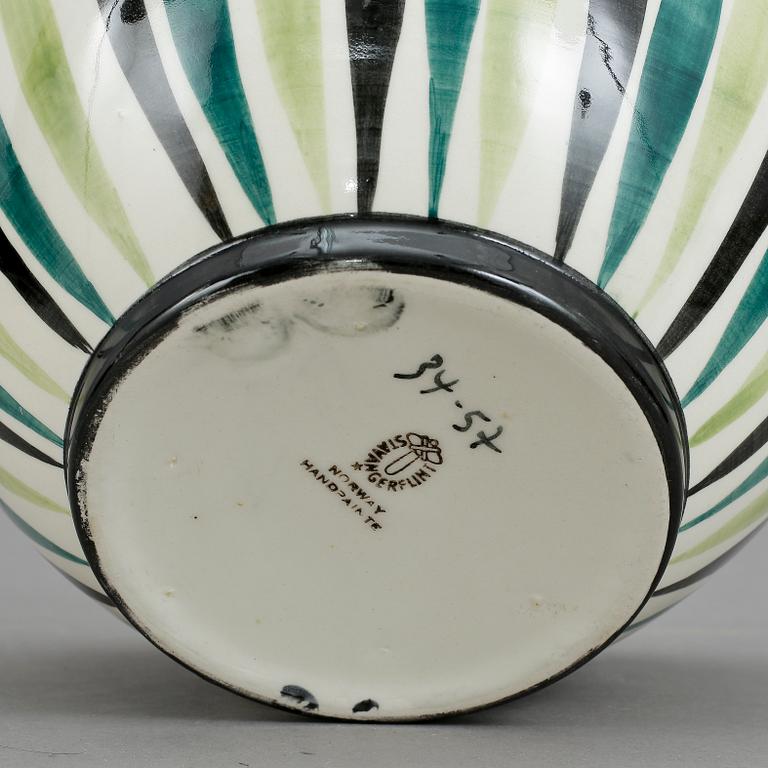 SKÅL, porslin, Inger Waage, Stavangerflint, Norge, 1950/60-tal.