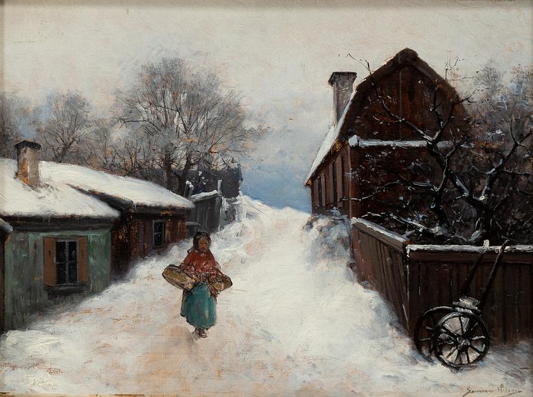 Severin Nilson, "Yttersta Tvärgränd, Söder,  Stockholm".