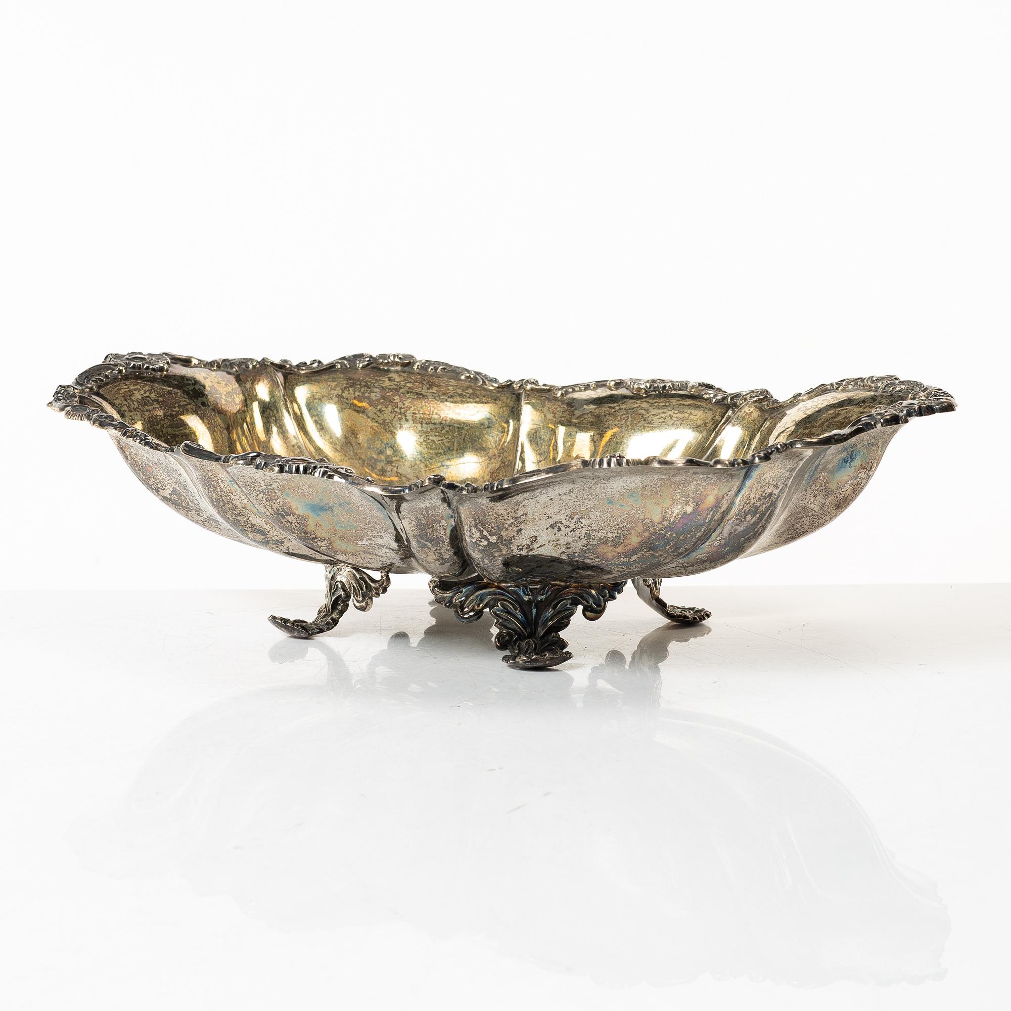 Adolf Sper, skål, silver, S:t Petersburg 1839.