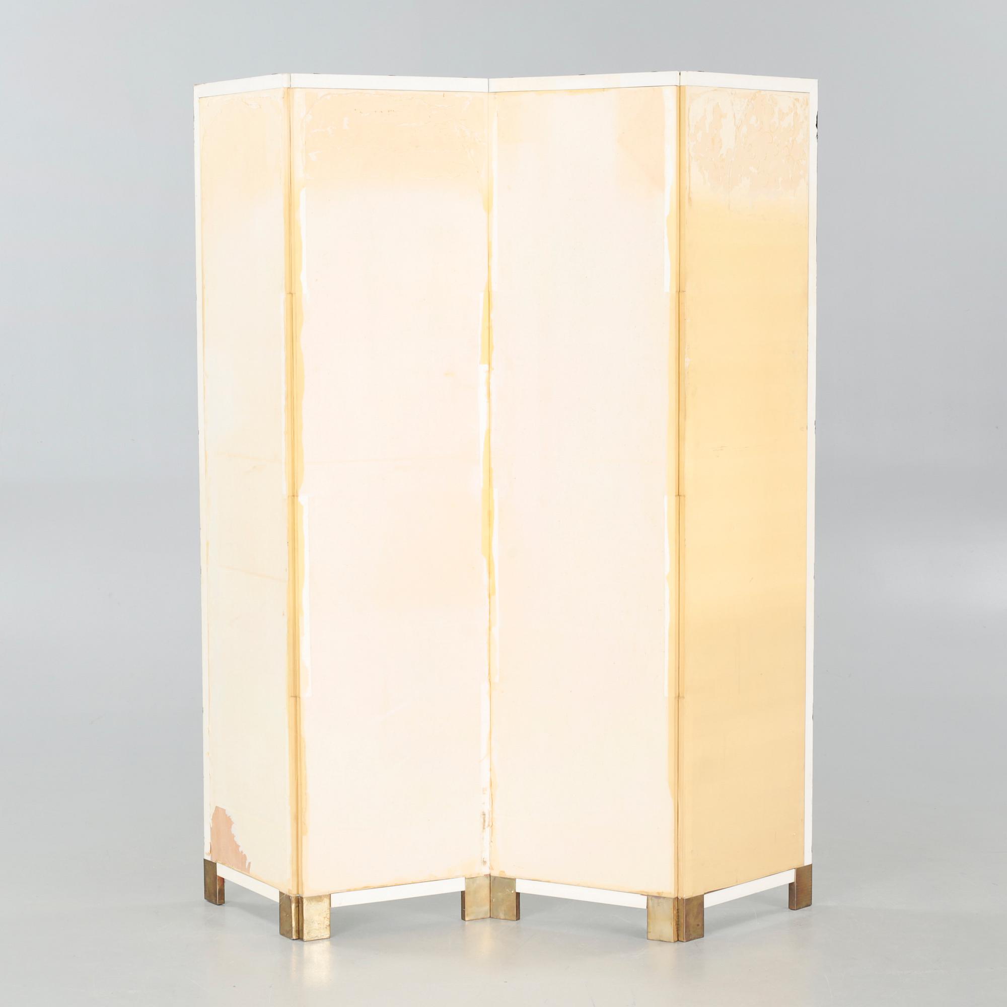 A japan folding screen, 20th century.