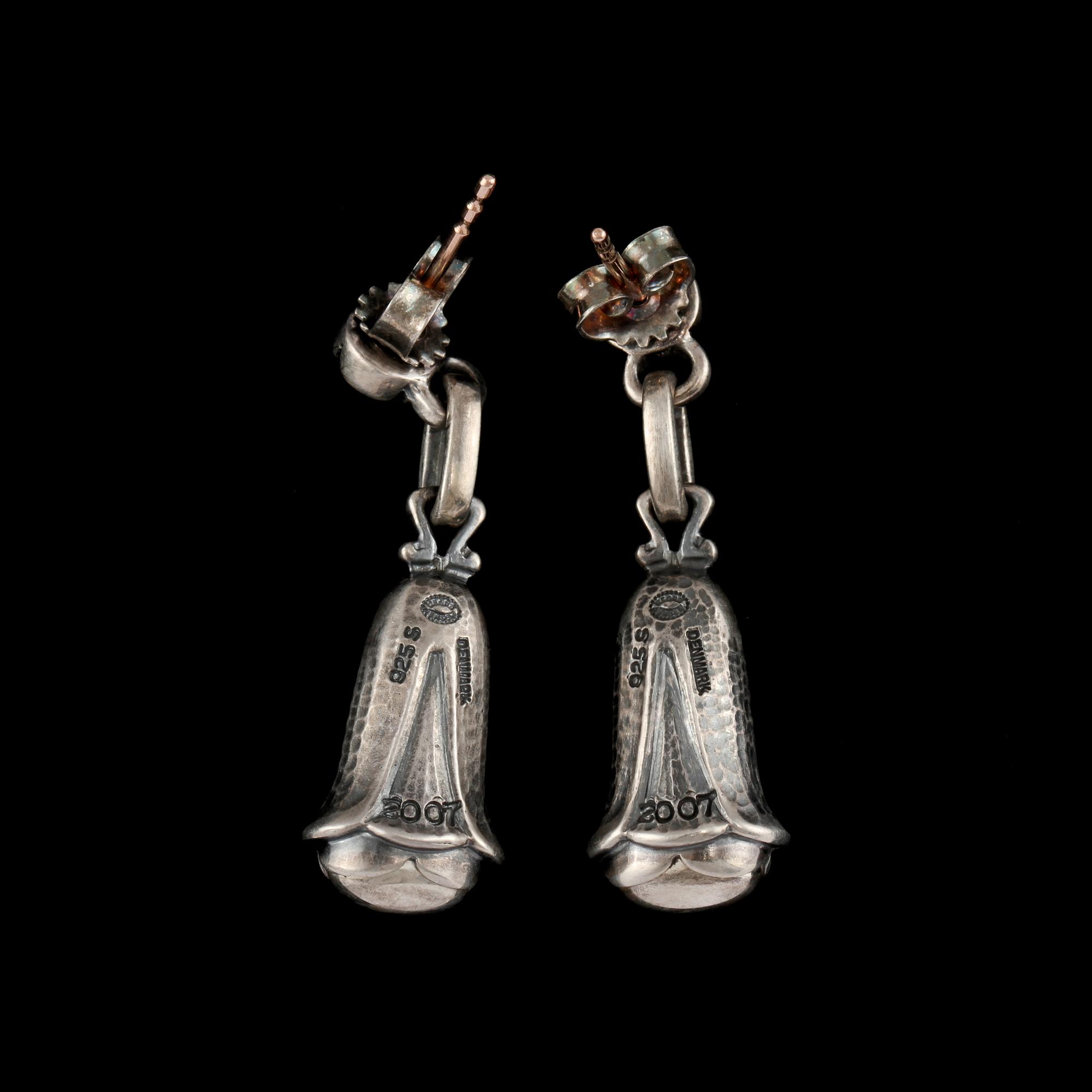 ÖRHÄNGEN, ett par sterlingsilver, Georg Jensen, Danmark. Vikt 9 g.