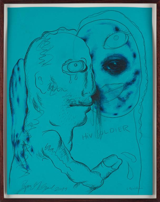 Bjarne Melgaard & Sverre Bjertnaes, "HIV Soldier".