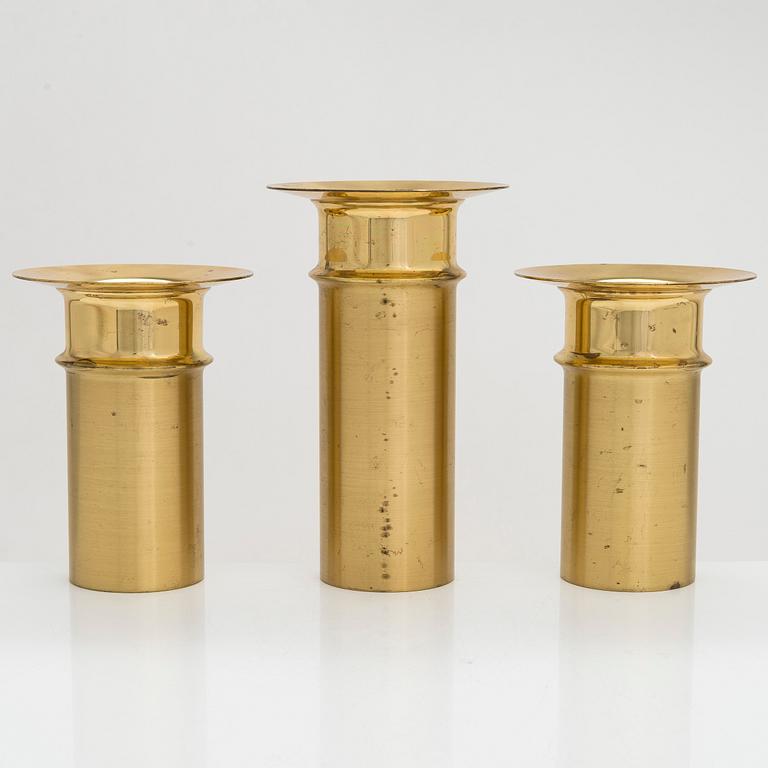 Tapio Wirkkala, ljusstakar, 3 st, Kultakeskus Oy, Finland.