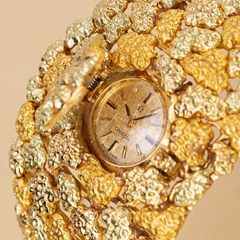 Omega, "Gilbert Albert", "Tri-colour", "Linen Dial", ca 1966.