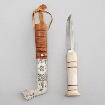 A knife by Nikolaus Fankki, signed.