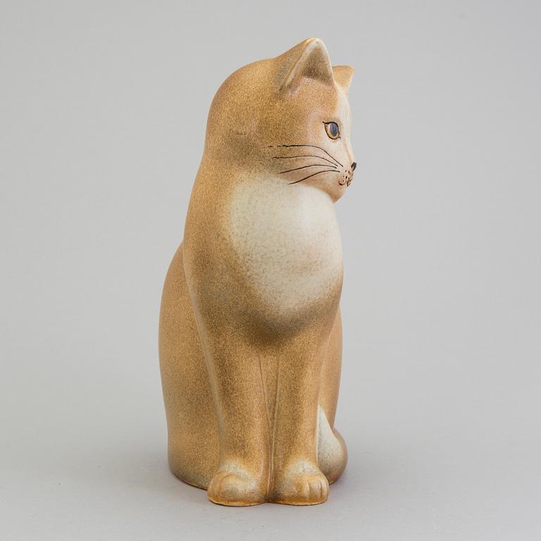 A stoneware sculpture "Måns Maxi" by Lisa Larson for Keramikstudion in Gustavsberg.
