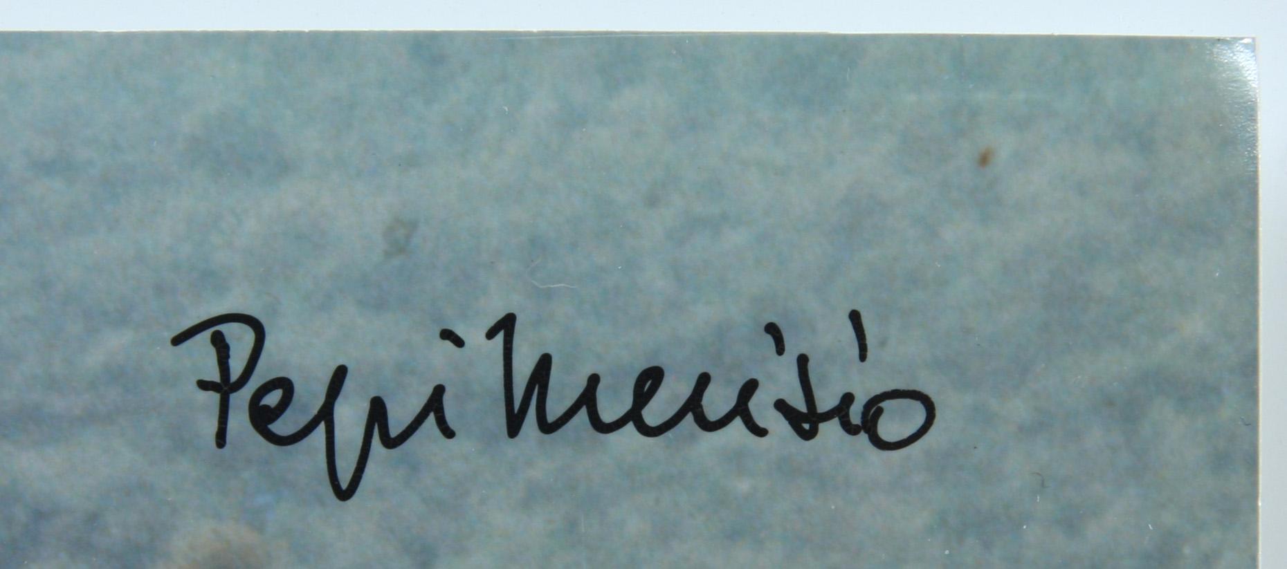 PEPI MERISIO, 3 st, fotografi, 2 sign samt 1 stämpelsign a tergo.