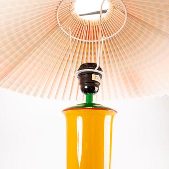 Olivier Vilatte a set of two painted table lamps later part of the 20th century.