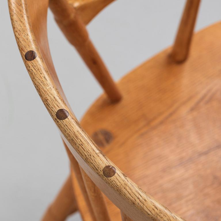 HANS J WEGNER, a "Windsor" chair for Mikael Lauersen, Denmark, 1940's.