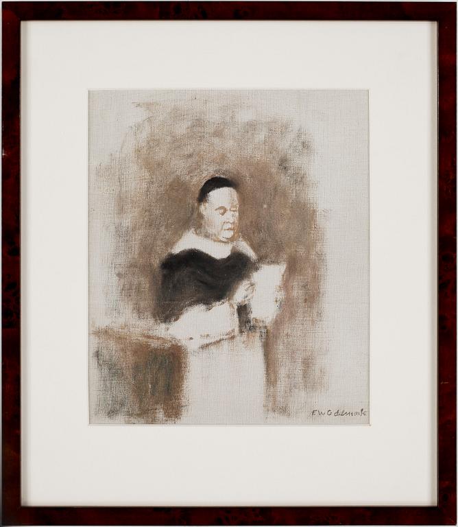 FRANS WILHELM ODELMARK, olja på duk, signerad.