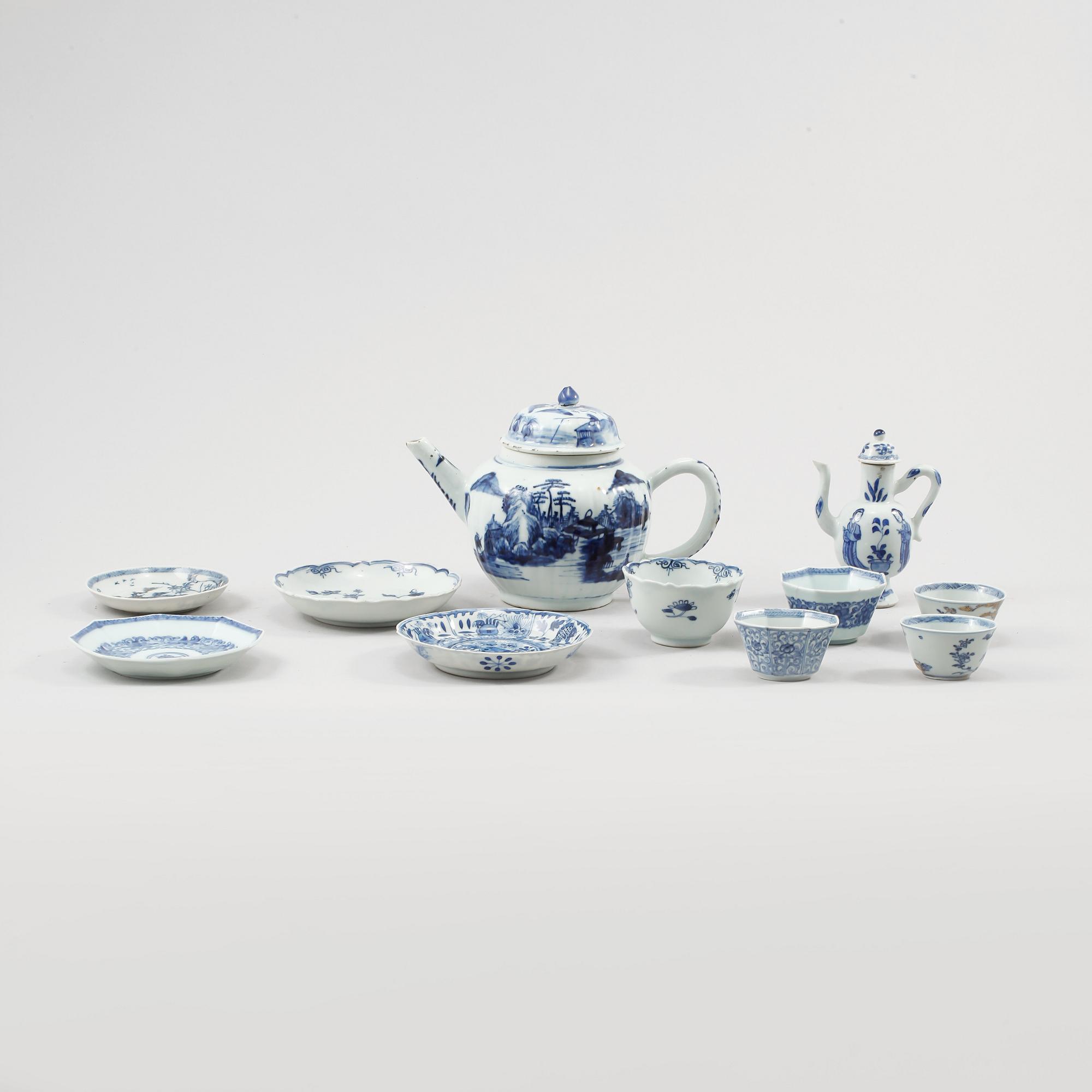 PARTI PORSLIN, Kina, 1700, 1800 och 1900-tal.