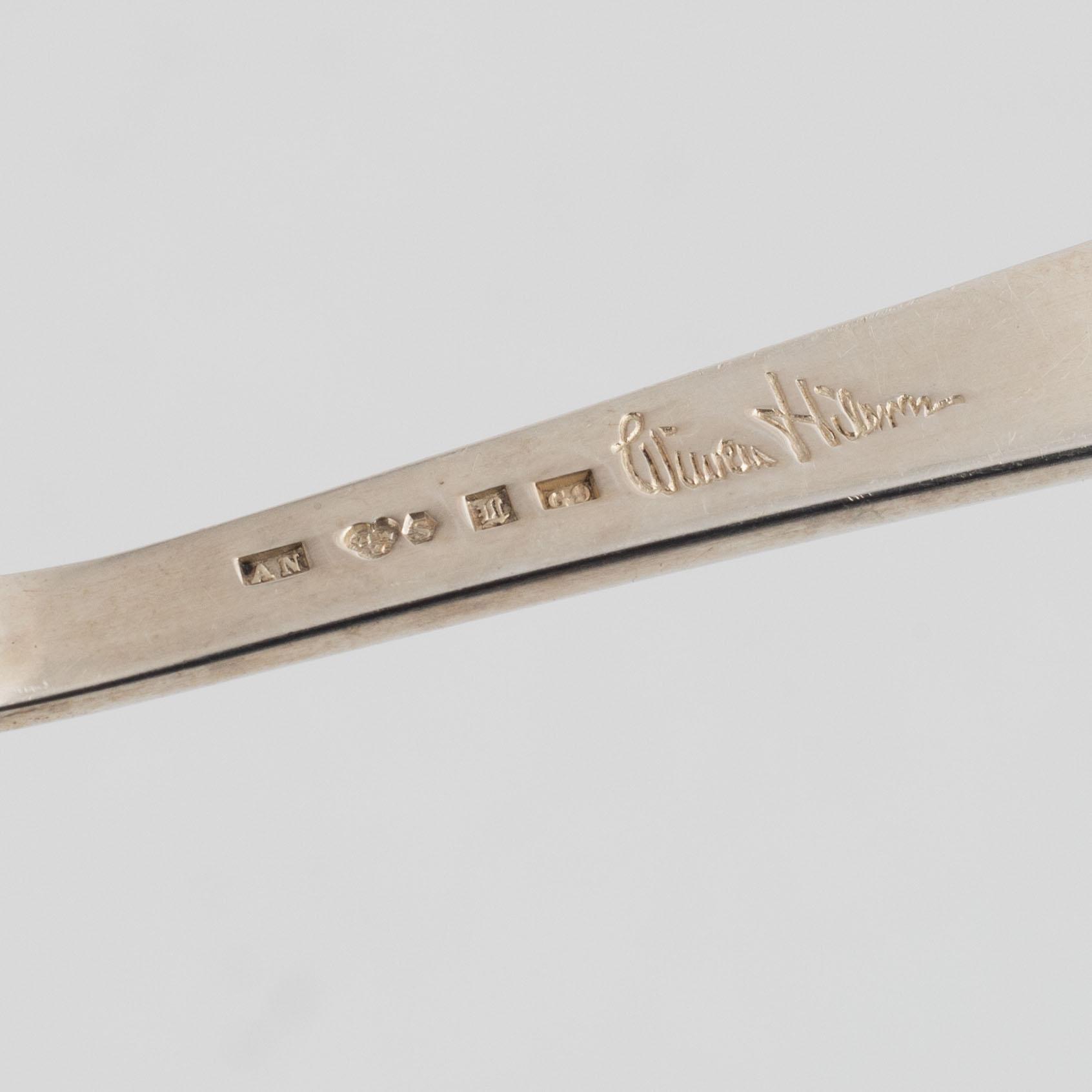 Wiwen Nilsson, a silver spoon, Lund, Sweden, 1957.