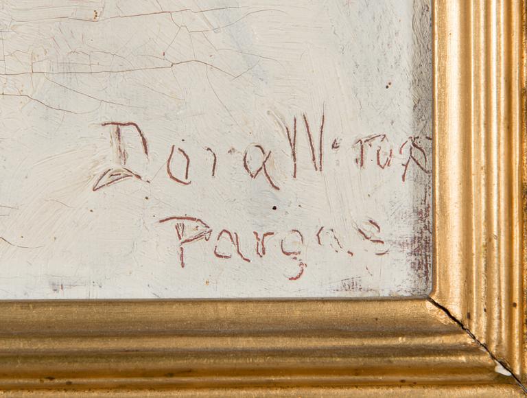 Dora Wahlroos, Winter view from Parainen.