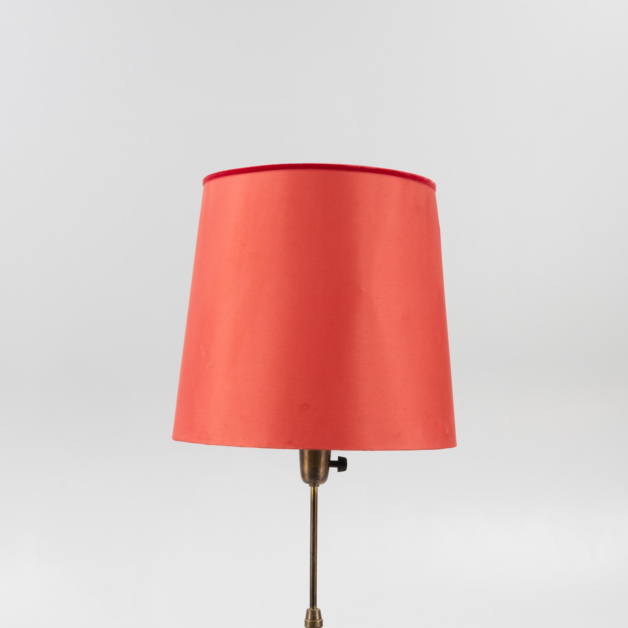 Einar Bäckström's Metal Goods Factory, floor lamp mid-20th century.