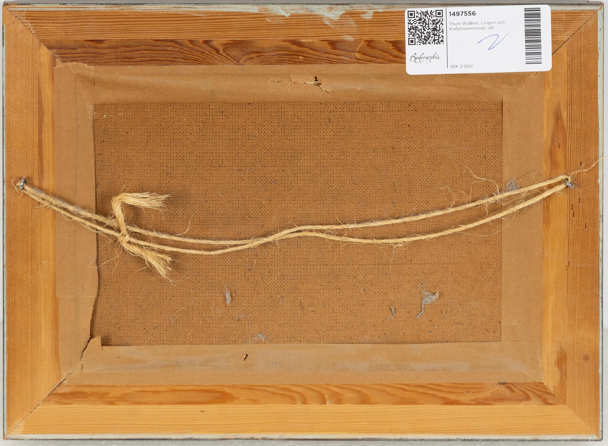 Thure Wallner, Lingon och Karljohanssvamp.