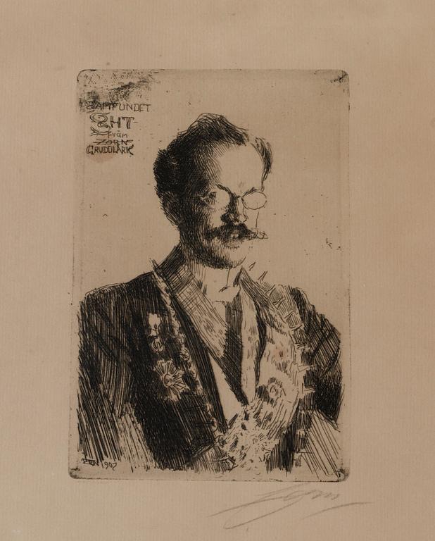 Anders Zorn, "Knut Kjellberg".