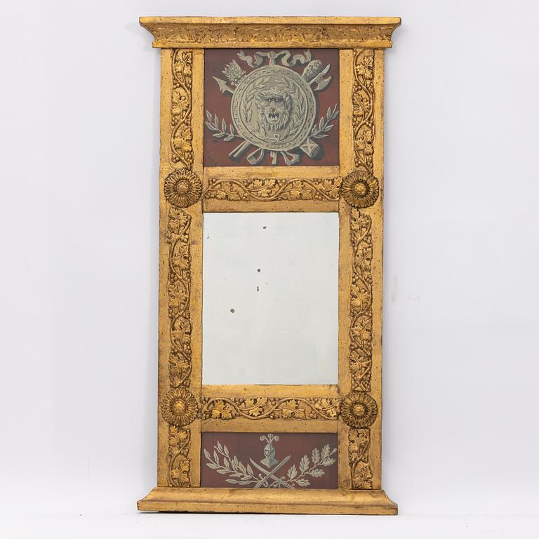 Mirror, Late Gustavian, early 19th century.