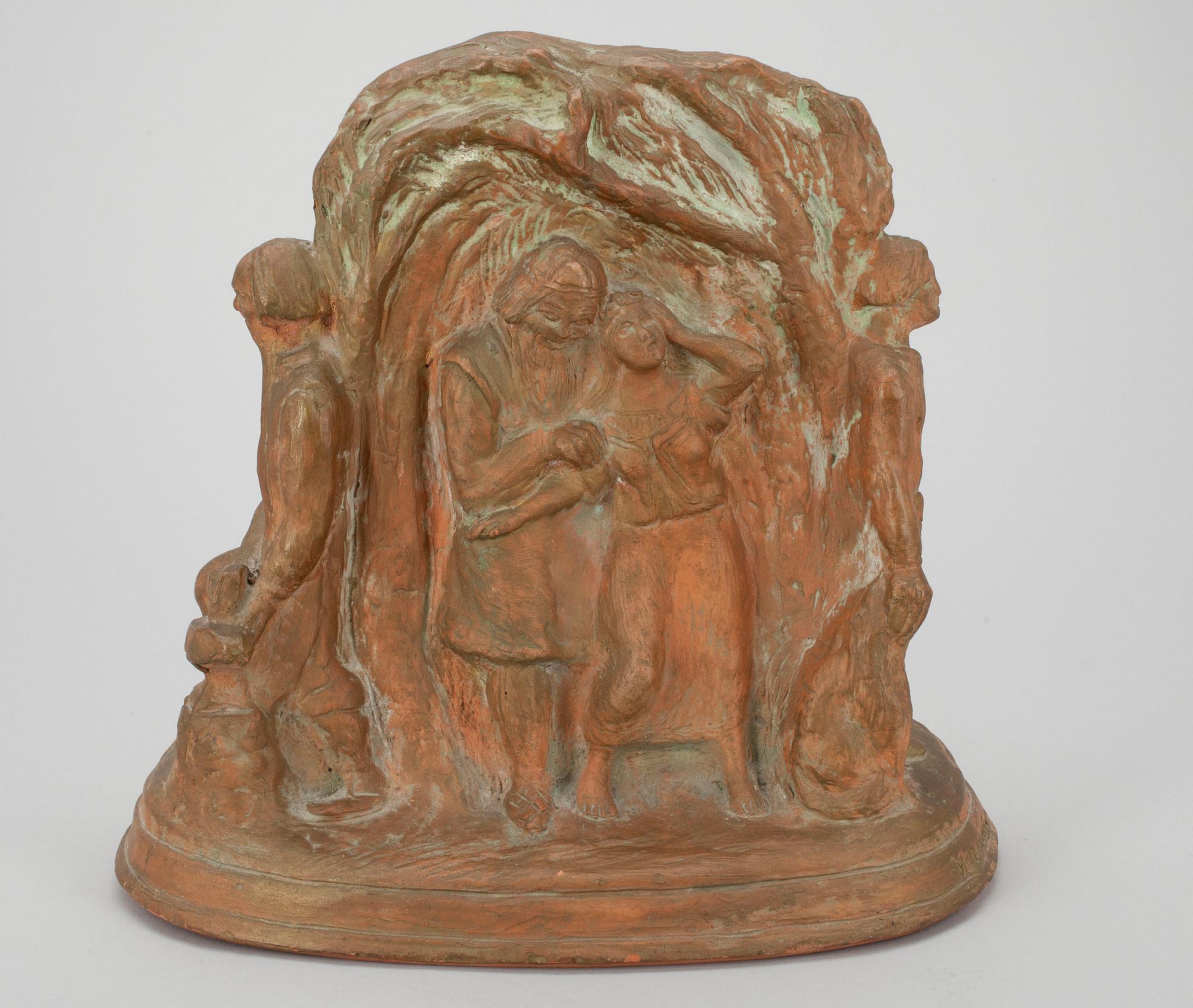 VILLE VALLGREN, keramik, signerad och daterad 1934.