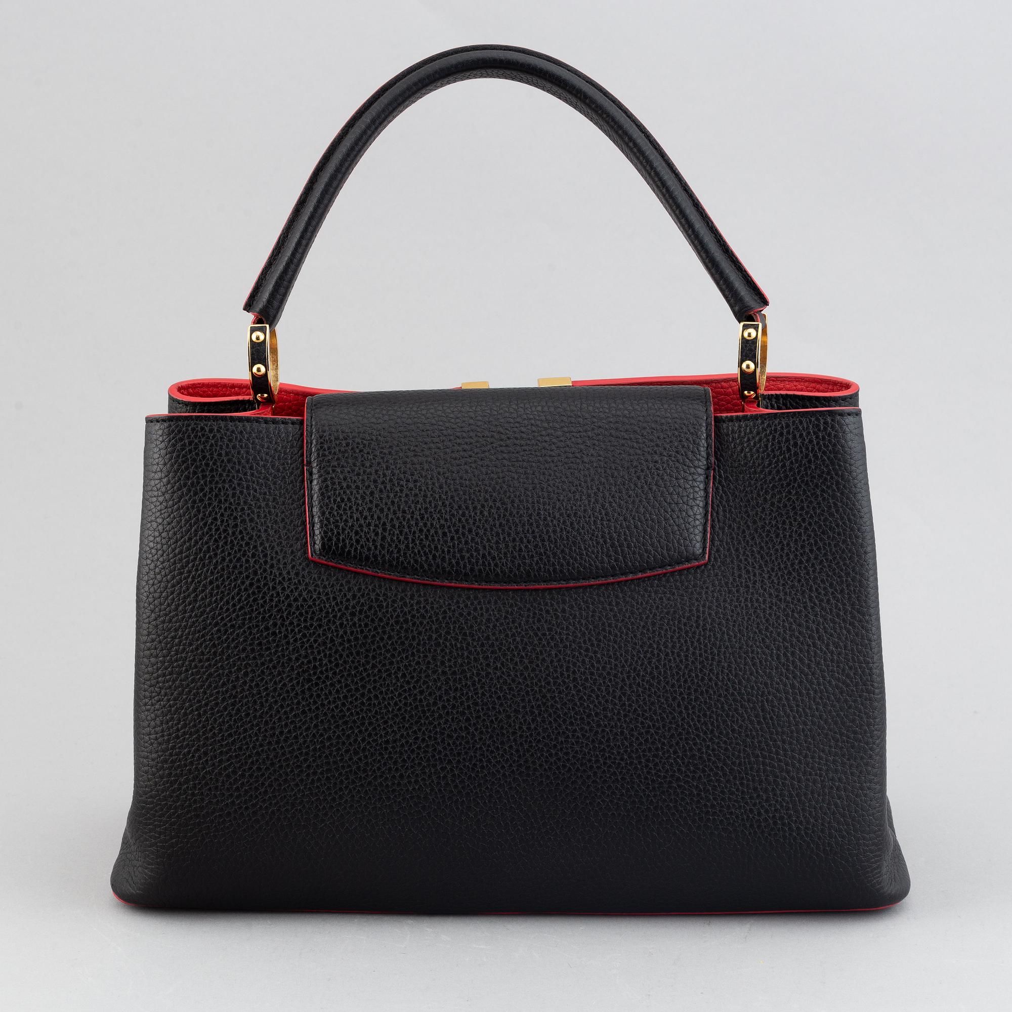 Louis Vuitton, a 'Capucines MM' Taurillon leather, 2015.