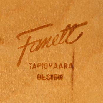 STOLAR, 2 st, "Fanett", Ilmari Tapiovaara, Edsbyverken, 1950-tal.