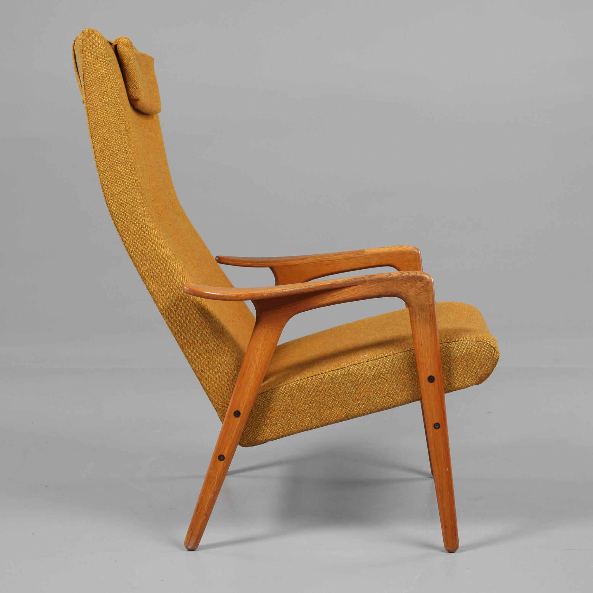 FÅTÖLJ, "Mingo", Yngve Ekström, modellen formgiven 1956.