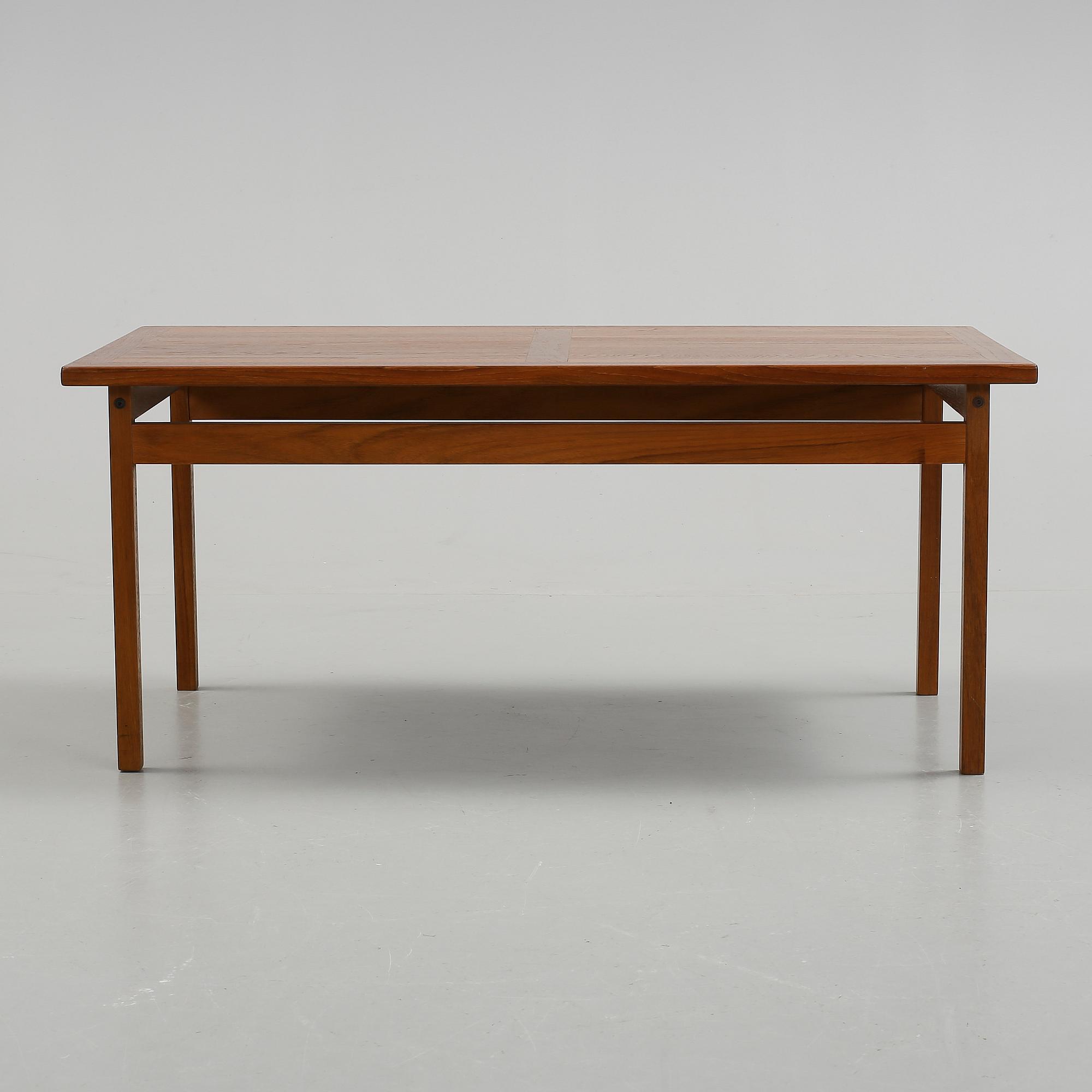 SOFFBORD, massiv teak, Märkt FD, Made in Denmark samt brickmärkt France och Sons.