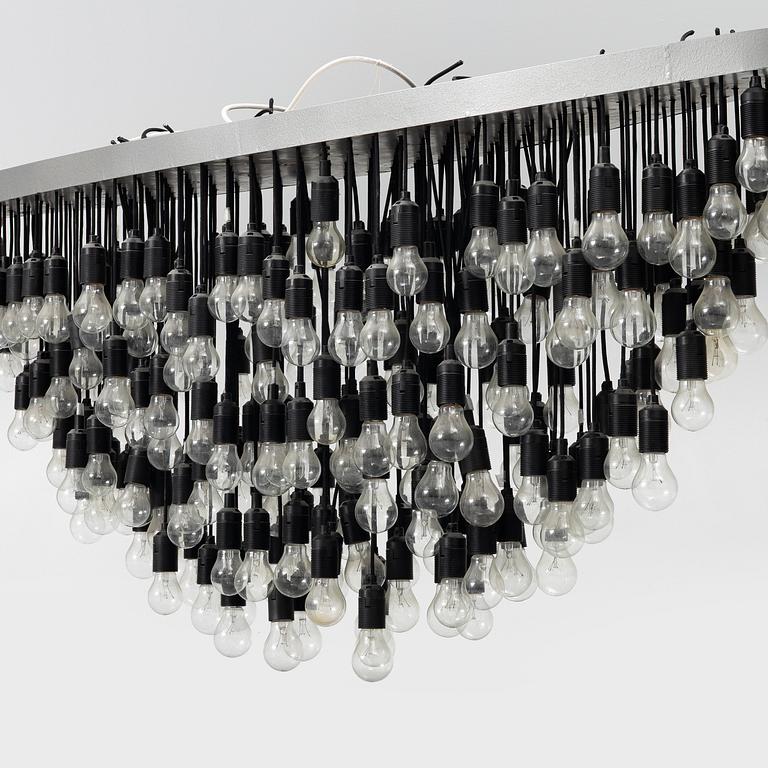 Bengt Fröderberg, (b. 1951), ceiling lamp, "Crocodile", own studio.