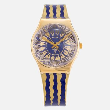 SWATCH, Christmas Special 1991, Hocus Pocus, wristwatch, 34 mm,
