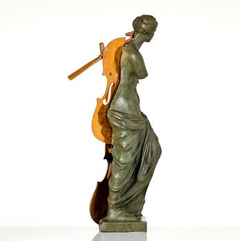 Arman (Armand Pierre Fernandez), "Venus et violoncelle".