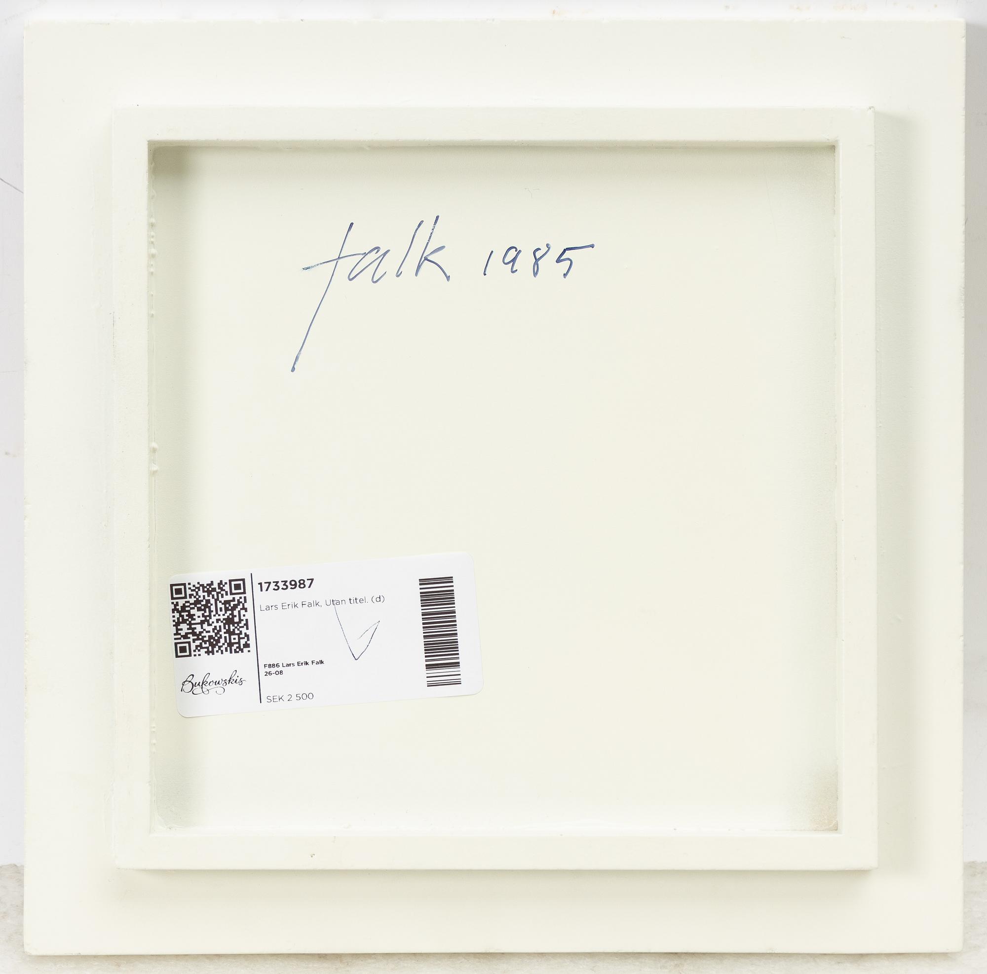 Lars Erik Falk, Untitled.